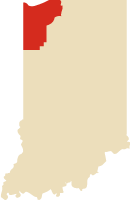NW Indiana Region Map