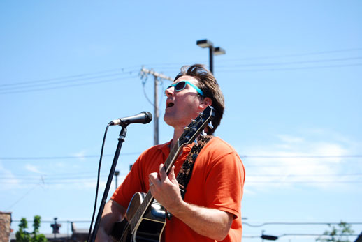 belting-it-out-at-a-steamy-pierogi-fest